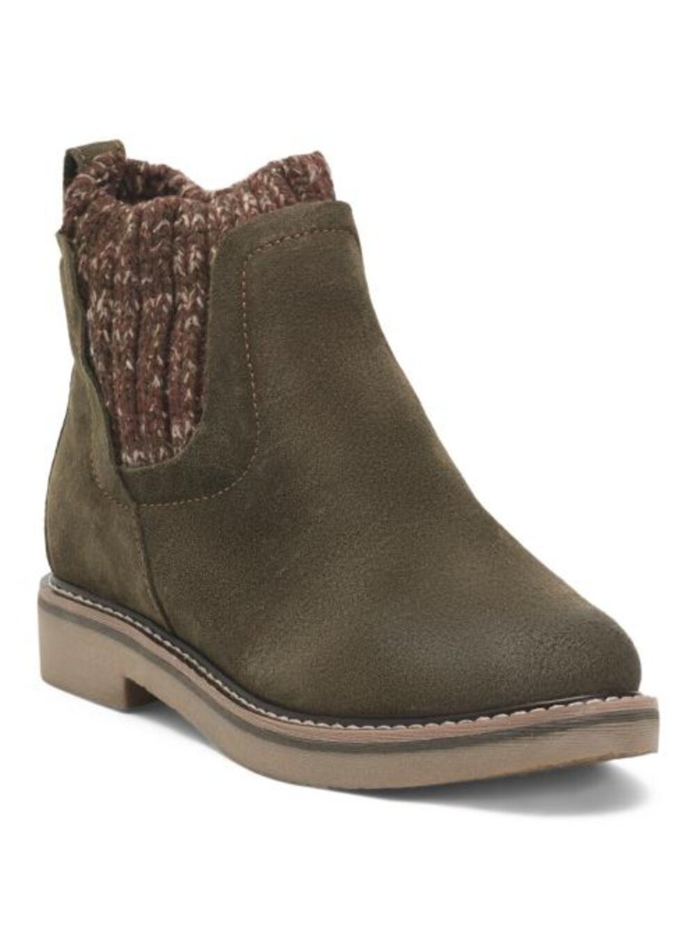 COMFORTIVA Wide Width Suede Rawnie Comfort Booties
